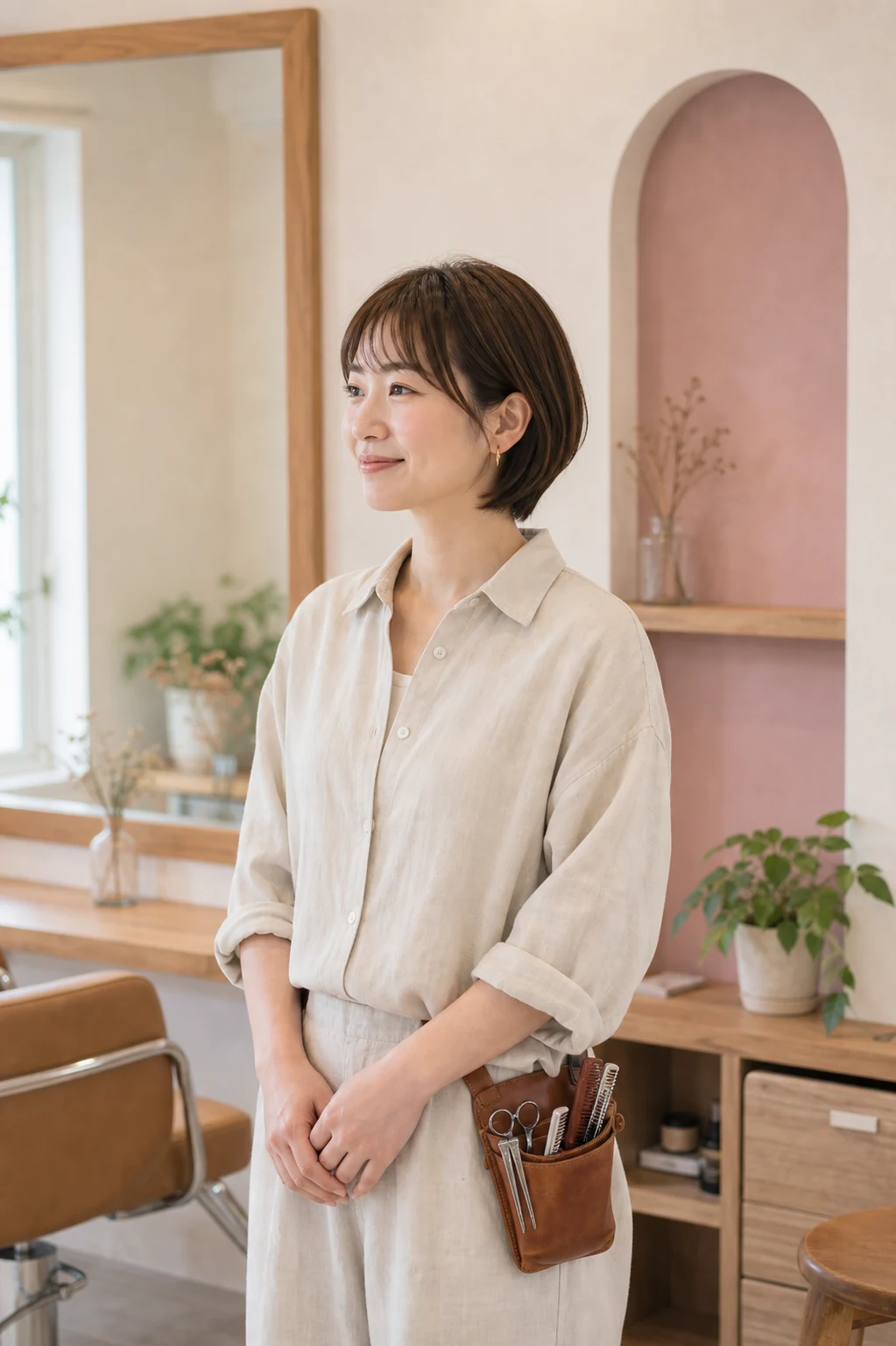 irohaのスタイリスト、彩川みのり
